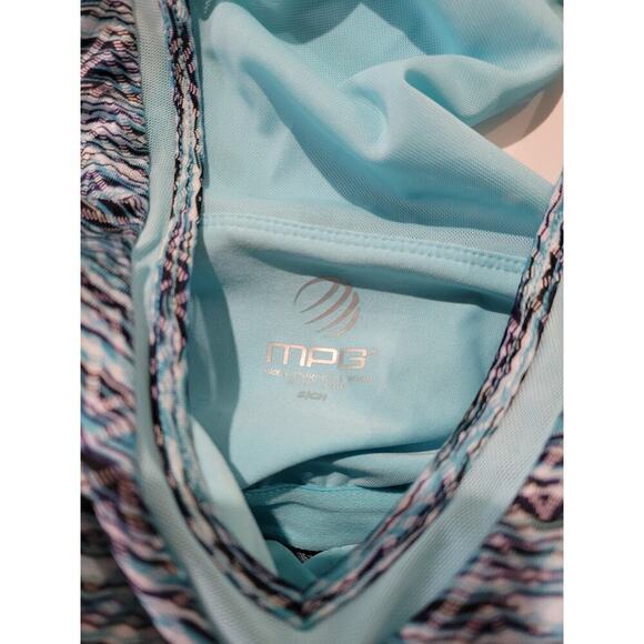 MPG Sport Women’s Blue Racerback Athletic Golf Dress – Size Small, Built-In Bra - Picture 4 of 10